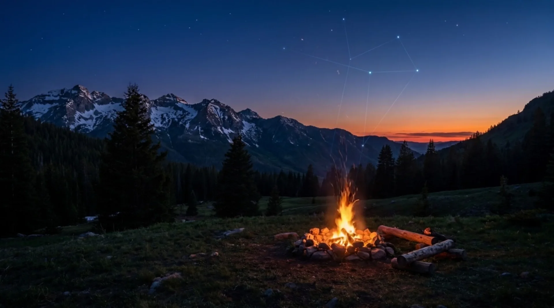 Evening connection at the retreat